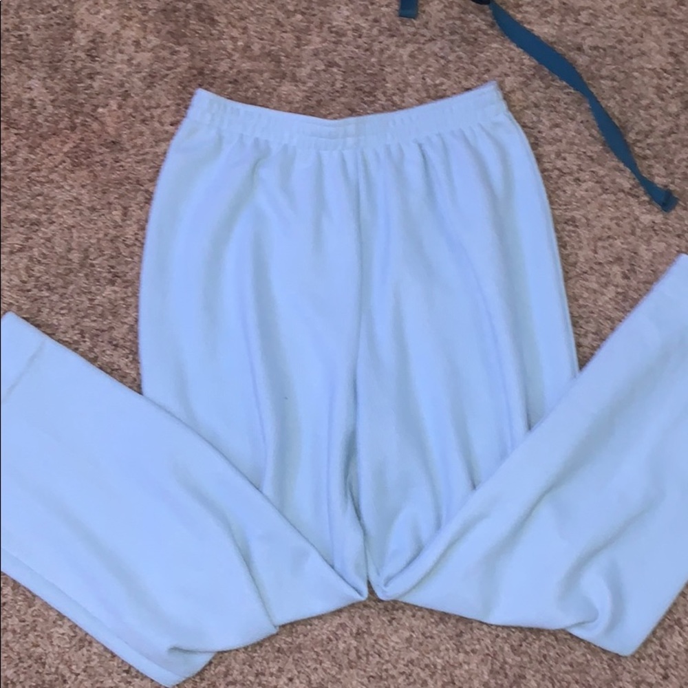 light blue joggers